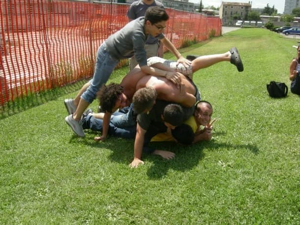 Studenti alla prima festa